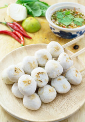 grilled pork balls