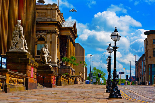 Historic Architecture In William Brown St Liverpool UK