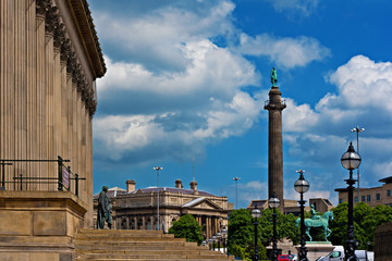 Fototapeta premium View of St Georges Hall Liverpool UK