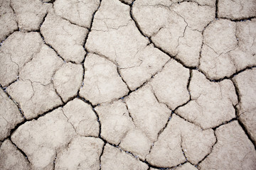 Dry, cracked dirt earth