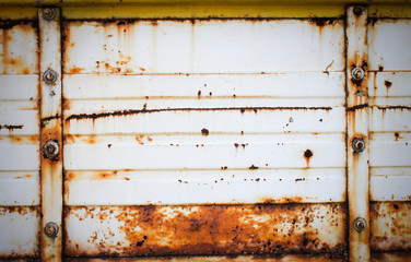 grunge background metal plate with screws