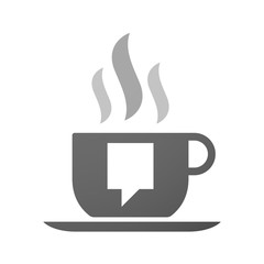 Cup of coffee icon  with a tooltip
