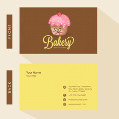 business card for Donuts shop.