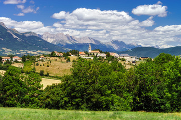 Fototapeta premium Beautiful mountains in french Alps