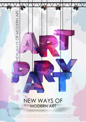 Art party poster