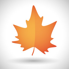 Autumn leaf icon
