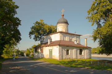 Pskov, Russia. St Clement's Church, Moscow, the former Klimentskogo Monastery, XIV