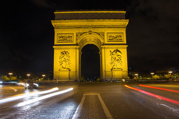Fototapeta na wymiar L'arche de triomphe, Paris, France