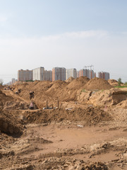 construction of a new road in the city