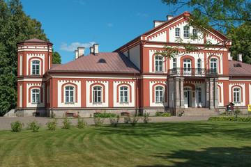 Fototapeta na wymiar State-owned manor in Alanta, Lithuania