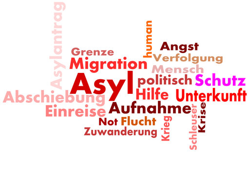 Wortwolke Asyl