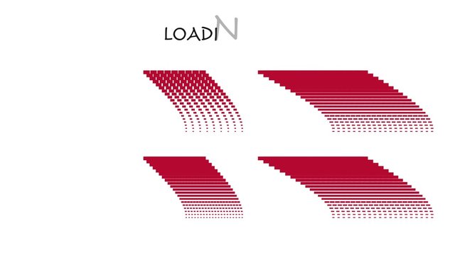  Animazione Bandiera Denmark con movimento loading