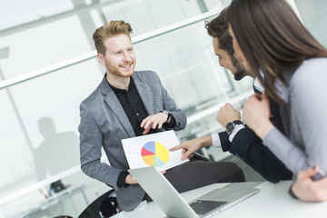 Young people in the office