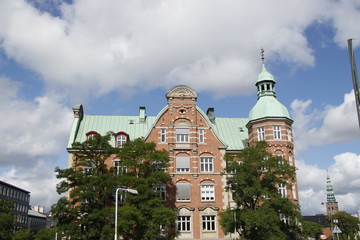 Immeuble ancien à Copenhague, Danemark	
