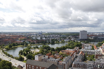 Panorama de Copenhague, Danemark	