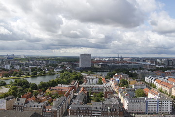 Panorama de Copenhague, Danemark	