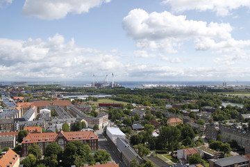 Panorama de Copenhague, Danemark	