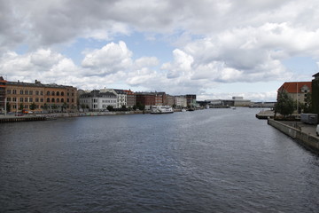 Obraz premium Canal à Copenhague, Danemark