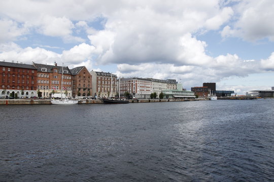 Canal à Copenhague, Danemark	