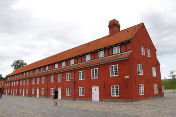 Caserne de la citadelle du Kastellet à Copenhague, Danemark