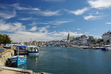 Fototapeta na wymiar port du croisic-loire-atlantique