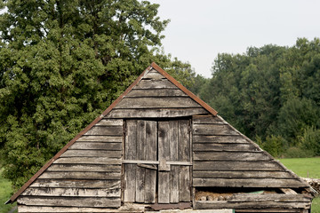 old rustic hay loft