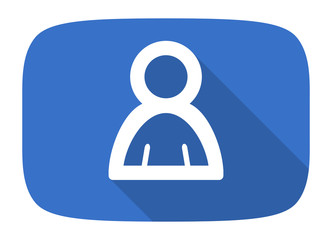 person flat design modern icon