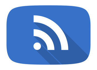 rss flat design modern icon