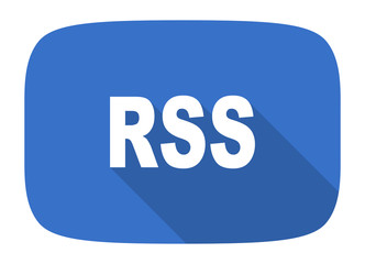 rss flat design modern icon