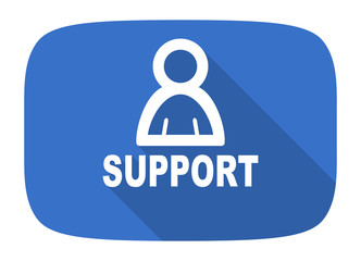support flat design modern icon