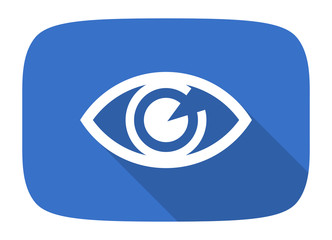 eye flat design modern icon