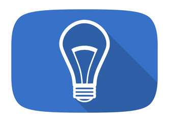 bulb flat design modern icon