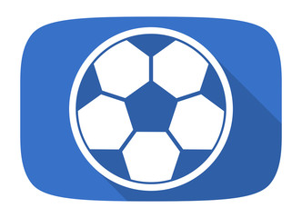 soccer flat design modern icon