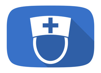 nurse flat design modern icon