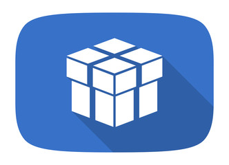 box flat design modern icon