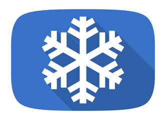 Obraz premium snow flat design modern icon
