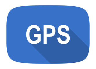 gps flat design modern icon