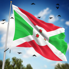 Flag of Burundi