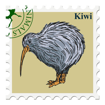 stamp with animal