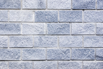 Gray blue brick wall texture.