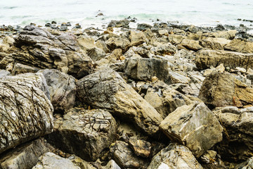 Rocks beach