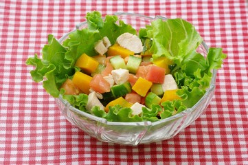 夏野菜のサラダ