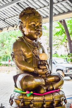 God baby statue in temple