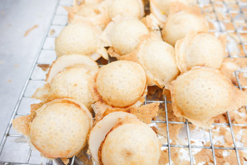 Kanom Krok ,Kind of Thai sweetmeat , thai dessert