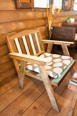 Fototapeta na wymiar wood chair