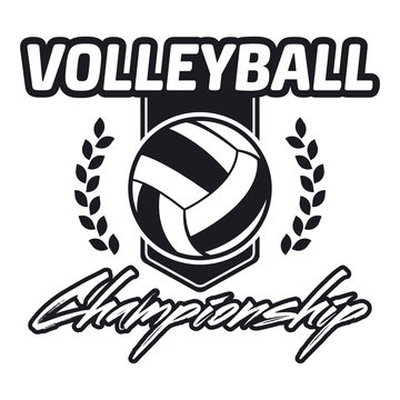 Volleyball label