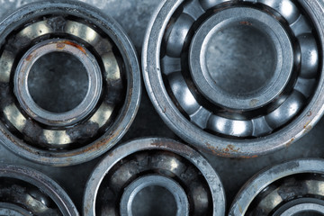 Obraz premium Ball bearings background