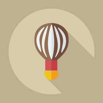 Flat modern design with shadow icons balloon