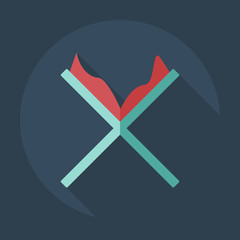 Flat modern design with shadow icons Curran