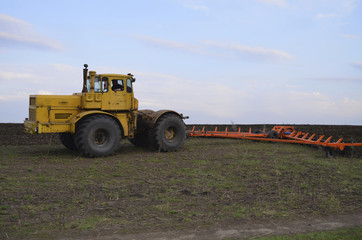 Fototapeta premium agricultural car